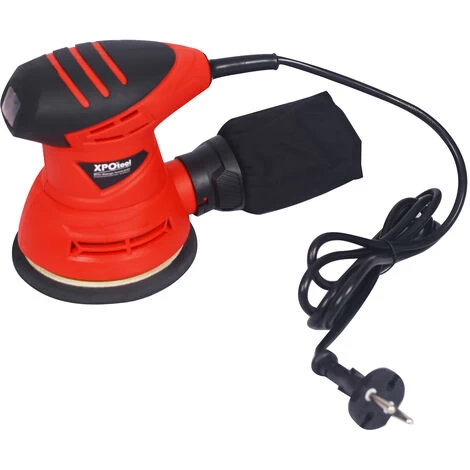 XPOtool Ponceuse Excentrique 250W Ø Disque Ponçage De 125 Mm Rectifieuse Meuleuse Dispositif Extraction Poussière Régulateur Vitesse 4 XPOtool Ponceuse Excentrique 250W Ø Disque Ponçage De 125 Mm Rectifieuse Meuleuse Dispositif Extraction Poussière Régulateur Vitesse – Image 2