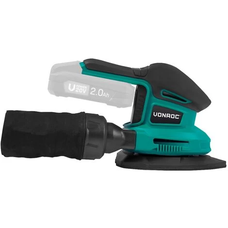 Ponceuse Delta Multifonction Sans Fil 20V – Sans Batterie, Ni Chargeur – 6 Feuilles Abrasives Incluses 4 Ponceuse Delta Multifonction Sans Fil 20V – Sans Batterie, Ni Chargeur – 6 Feuilles Abrasives Incluses – Image 2