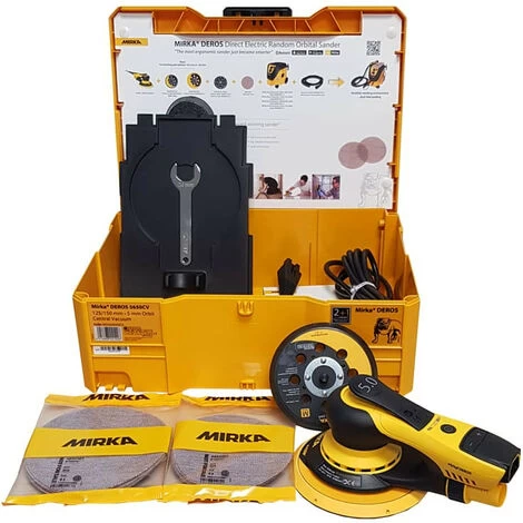 Ponceuse Excentrique Ø125 -150 Mm 48 Trous DEROS 5650 CV - MIRKA MID5650202CA 4 Ponceuse Excentrique Ø125 -150 Mm 48 Trous DEROS 5650 CV - MIRKA MID5650202CA – Image 2