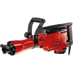 Einhell Marteau Piqueur TC-DH 43 (1600 W, Fréquence De Frappe: 1800 Cps/min, Force De Frappe : 43J, Poignée Supplémentaire Réglable à 180°) Livré En Coffret Avec Burin Et Pointeau