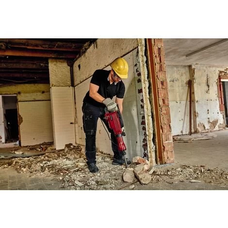 Einhell Marteau Piqueur TC-DH 43 (1600 W, Fréquence De Frappe: 1800 Cps/min, Force De Frappe : 43J, Poignée Supplémentaire Réglable à 180°) Livré En Coffret Avec Burin Et Pointeau 4 Einhell Marteau Piqueur TC-DH 43 (1600 W, Fréquence De Frappe: 1800 Cps/min, Force De Frappe : 43J, Poignée Supplémentaire Réglable à 180°) Livré En Coffret Avec Burin Et Pointeau – Image 2