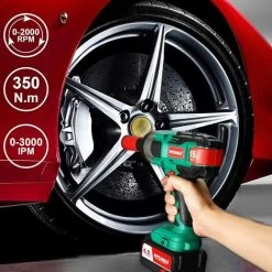 Boulonneuse A Choc, HYCHIKA 350Nm Clé à Chocs Sans Fil Avec 4.0Ah Batterie, Visseuse à Choc Fréquence D'impact 3000IPM, 3 Douilles à Chocs Pour 17/19/21mm, 10/13mm Mandrin, Boulons De Roue 12 Boulonneuse A Choc, HYCHIKA 350Nm Clé à Chocs Sans Fil Avec 4.0Ah Batterie, Visseuse à Choc Fréquence D'impact 3000IPM, 3 Douilles à Chocs Pour 17/19/21mm, 10/13mm Mandrin, Boulons De Roue -Outils Électriques 48408885 5