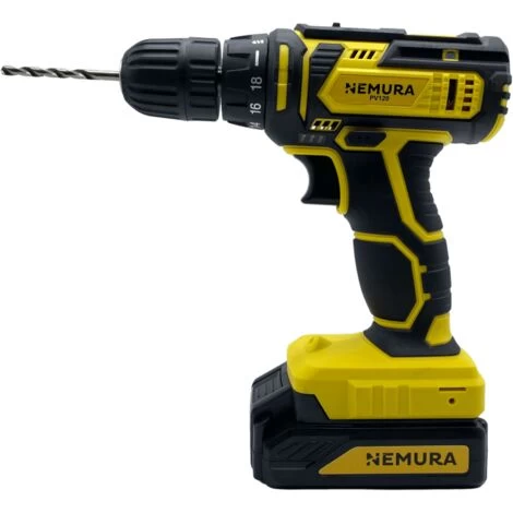 Perceuse Visseuse 20V - 2 Batteries 1,5 Ah - Malette Avec 54 Accessoires - Nemura 5 Perceuse Visseuse 20V - 2 Batteries 1,5 Ah - Malette Avec 54 Accessoires - Nemura – Image 3