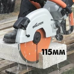 EVOLUTION R300DCT+ : Découpeuse électrique 300mm + Lame Diamant Premium -Outils Électriques 52721154 2