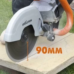 EVOLUTION R230DCT : Découpeuse électrique 230 Mm + Disque Diamant D230SEG-CS -Outils Électriques 52721161 3