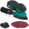 Ponceuse Delta Multifonction Sans Fil 20V - 6 Feuilles Abrasives, 1 Batterie 4.0Ah Et Chargeur Inclus 1 Ponceuse Delta Multifonction Sans Fil 20V - 6 Feuilles Abrasives, 1 Batterie 4.0Ah Et Chargeur Inclus -Outils Électriques 53061517 1