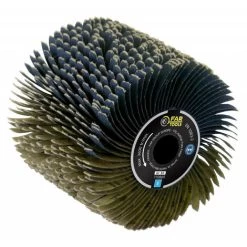 Brosse à Lanières Abrasives Pour Poncer Des Surfaces Incurvées Ø120x100 Mm GR36 FARTOOLS