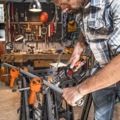 WORX Scie Sauteuse 2 En 1 Scie Multifonction Sans Fil Professionnelle 18V(20V Max), Batterie Powershare, WX550.4 -Outils Électriques 58757703 4