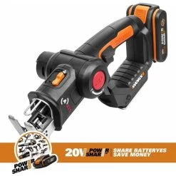 WORX Scie Sauteuse 2 En 1 Scie Multifonction Sans Fil Professionnelle 18V(20V Max), Batterie Powershare, WX550.4 -Outils Électriques 58757703 5