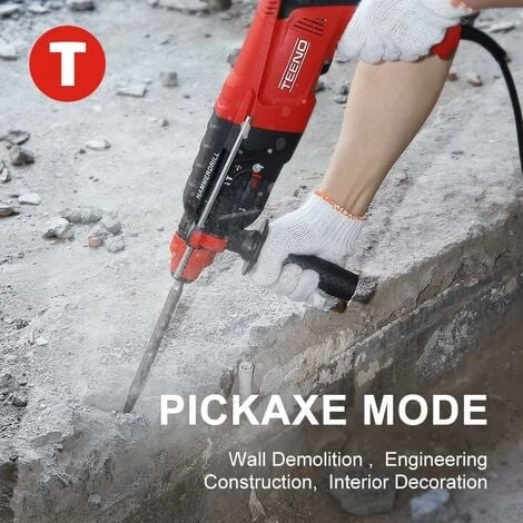 Marteau Perforateur Filaire 800 W, 26 Mm TEENO 7 Marteau Perforateur Filaire 800 W, 26 Mm TEENO – Image 5
