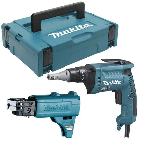 Visseuse Plaque De Plâtre 570 W Avec Adaptateur Pour Vis à Bande - MAKITA FS4000JX2 3 Visseuse Plaque De Plâtre 570 W Avec Adaptateur Pour Vis à Bande - MAKITA FS4000JX2