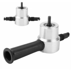 LYCXAMES -- Double Tête De Grignoteuse Coupe-Grignoteuse à Double Tête En Métal Outil De Découpe En Métal Pour Le Découpage De Tôle Double Tête Fiche Metal Grignoteuse 8 LYCXAMES -- Double Tête De Grignoteuse Coupe-Grignoteuse à Double Tête En Métal Outil De Découpe En Métal Pour Le Découpage De Tôle Double Tête Fiche Metal Grignoteuse -Outils Électriques 63750554 2