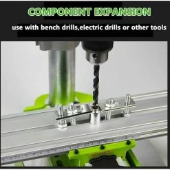Premier® Mini Fraiseuse,Multifonctionnelle Table De Perçage Transversale Ajustable,Mini Fraiseuse Table,Table De Glissière De Forage Composée De Fraiseuse Pour Perceuse D'établi De Bricolage,310x90 Mm 11 Premier® Mini Fraiseuse,Multifonctionnelle Table De Perçage Transversale Ajustable,Mini Fraiseuse Table,Table De Glissière De Forage Composée De Fraiseuse Pour Perceuse D'établi De Bricolage,310x90 Mm -Outils Électriques 65584552 5