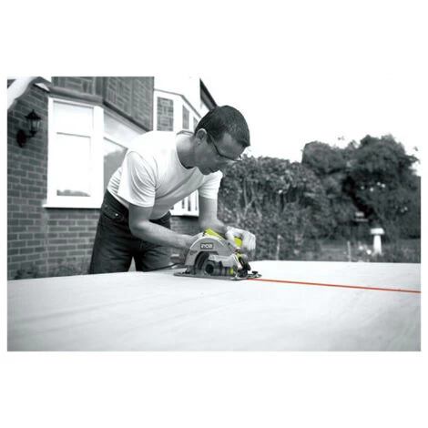 Scie Circulaire RYOBI 1600W 66mm - 1 Lame 48 Dents - 1 Lame 24 Dents - RCS1600-K2B 4 Scie Circulaire RYOBI 1600W 66mm - 1 Lame 48 Dents - 1 Lame 24 Dents - RCS1600-K2B – Image 2