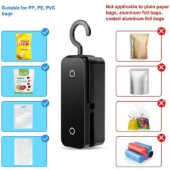 Mini Thermoscelleuse Portable 2 En 1 Thermoscelleuse Sous Vide Decoupeur Pour Le Stockage Des Sacs En Plastique -Outils Électriques 66333164 4