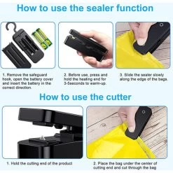 Mini Thermoscelleuse Portable 2 En 1 Thermoscelleuse Sous Vide Decoupeur Pour Le Stockage Des Sacs En Plastique -Outils Électriques 66333164 5