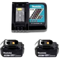 Makita BPJ 180 RFJ Fraiseuse à Rainurer Sans Fil 18V + 2x Batteries 3,0Ah + Chargeur + Coffret Makpac 11 Makita BPJ 180 RFJ Fraiseuse à Rainurer Sans Fil 18V + 2x Batteries 3,0Ah + Chargeur + Coffret Makpac -Outils Électriques 68154349 5