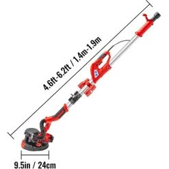 VEVOR Ponceuse Orbitale Filaire 850W, Ponceuse Excentrique Filaire à LED -Outils Électriques 69342763 2