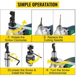 VEVOR Grignoteuse électrique Cisaille Grignoteuse à T?le Métal 1,8?mm 380 W -Outils Électriques 69343268 4