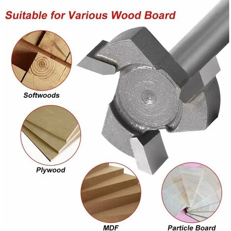 Fraise CNC - Tige 1/4 - Outil De Travail Du Bois Professionnel Pour Le Fraisage Du Bois-kartokner 5 Fraise CNC - Tige 1/4 - Outil De Travail Du Bois Professionnel Pour Le Fraisage Du Bois-kartokner – Image 3
