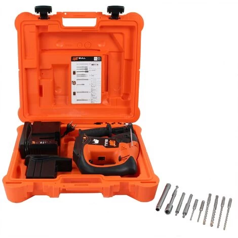 Perforateur SDS+ 36 V Spitbull (machine Complète) 2x6,2Ah + Kit 6 Forets - SPIT - 054682 3 Perforateur SDS+ 36 V Spitbull (machine Complète) 2x6,2Ah + Kit 6 Forets - SPIT - 054682