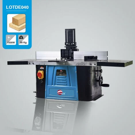 Leman - Défonceuse Stationnaire 40mm 1500W + Accessoires - LOTDE40 4 Leman - Défonceuse Stationnaire 40mm 1500W + Accessoires - LOTDE40 – Image 2