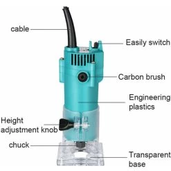 220V 450W Routeur A Bois Electrique Outil De Defonceuse A Bois Moteur A Brosse Pour Le Travail Du Bois Machine A Fraiser Graver Et Decouper Le Bois 9 220V 450W Routeur A Bois Electrique Outil De Defonceuse A Bois Moteur A Brosse Pour Le Travail Du Bois Machine A Fraiser Graver Et Decouper Le Bois -Outils Électriques 79233348 3