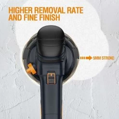 Polisseuse Orbitale électrique Aléatoire Avec Plateau De Support De 150 Mm Deux Modes Pour Le Ponçage Grossier Et Le Ponçage Fin, Ponçage Du Bois/métal/mur - 8 Pièces Incluses -Outils Électriques 80332880 3