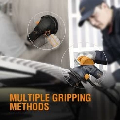 Polisseuse Orbitale électrique Aléatoire Avec Plateau De Support De 150 Mm Deux Modes Pour Le Ponçage Grossier Et Le Ponçage Fin, Ponçage Du Bois/métal/mur - 8 Pièces Incluses -Outils Électriques 80332880 4