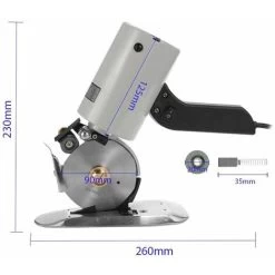 Découpeuse Ronde De Tissu De Coupeur De Tissu Léger Portatif électrique à Faible Bruit TY-90B -Outils Électriques 80335196 4