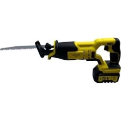 Scie Sabre Sans Fil 20V Brushless NEMURA - Batterie 4Ah - Chargeur Rapide