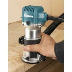Affleureuse Défonceuse 710W MAKITA 8mm - 4 Embases Différentes + Coffret Makpac - RT0702CX3J -Outils Électriques 81862437 4