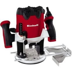 Einhell Défonceuse TE-RO 1255 (1200 W, Longueur Du Câble D'alimentation : 3 M, Revêtement SoftGrip, Livré Avec Accessoires)