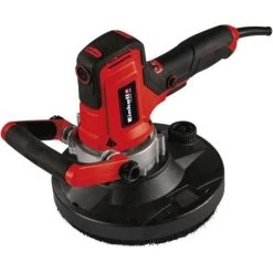 Einhell Ponceuse Murale Et Béton TE-DW 180 (1300W, 0-3000min.-1 Taux D'oscillation, 180mm De Papier De Verre Ø, Y Compris Micro Disque De Ponçage, Meule Diamantée, 6 Disques De Ponçage)
