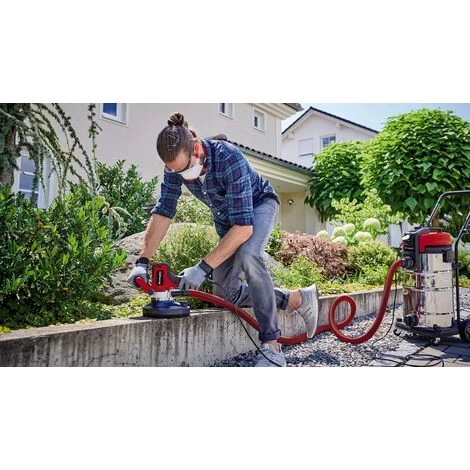 Einhell Ponceuse Murale Et Béton TE-DW 180 (1300W, 0-3000min.-1 Taux D'oscillation, 180mm De Papier De Verre Ø, Y Compris Micro Disque De Ponçage, Meule Diamantée, 6 Disques De Ponçage) 7 Einhell Ponceuse Murale Et Béton TE-DW 180 (1300W, 0-3000min.-1 Taux D'oscillation, 180mm De Papier De Verre Ø, Y Compris Micro Disque De Ponçage, Meule Diamantée, 6 Disques De Ponçage) – Image 5