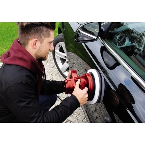 Einhell Polisseuse Pour Carrosserie CC-PO 90 (90 W, Vitesse D'oscillation : 3300 Tours/mn, Diamètre Disque : 240 Mm, Livré Avec 1 Bonnet Textile Et 1 Bonnet Synthétique) 4 Einhell Polisseuse Pour Carrosserie CC-PO 90 (90 W, Vitesse D'oscillation : 3300 Tours/mn, Diamètre Disque : 240 Mm, Livré Avec 1 Bonnet Textile Et 1 Bonnet Synthétique) – Image 2