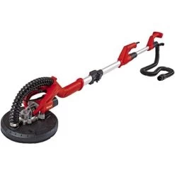 Einhell Ponceuse Girafe TC-DW 225 (600 W, Longueur Du Câble : 400 Cm, Manche Télescopique En Continu Jusqu'à 165 Cm, Livré En Coffret Avec 6 Disques De Ponçage 225 Mm)