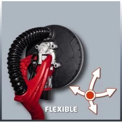 Einhell Ponceuse Girafe TC-DW 225 (600 W, Longueur Du Câble : 400 Cm, Manche Télescopique En Continu Jusqu'à 165 Cm, Livré En Coffret Avec 6 Disques De Ponçage 225 Mm) -Outils Électriques 82410649 3