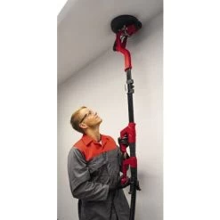 Einhell Ponceuse Girafe TC-DW 225 (600 W, Longueur Du Câble : 400 Cm, Manche Télescopique En Continu Jusqu'à 165 Cm, Livré En Coffret Avec 6 Disques De Ponçage 225 Mm) -Outils Électriques 82410649 4