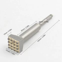 Perforateur - Burineur Marteau électrique Burin Peu Pour Rugosité De Surface Percussion Marteau Burin Outil Pour Mur Béton Carreaux De Céramique, Argent -Outils Électriques 83755242 3