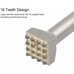 Perforateur - Burineur Marteau électrique Burin Peu Pour Rugosité De Surface Percussion Marteau Burin Outil Pour Mur Béton Carreaux De Céramique, Argent -Outils Électriques 83755242 5