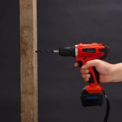 Perceuse Visseuse Sans Fil 18v+ 2 Batteries Lithium + 52 Accessoires - Rouge 8 Perceuse Visseuse Sans Fil 18v+ 2 Batteries Lithium + 52 Accessoires - Rouge -Outils Électriques 84704277 3