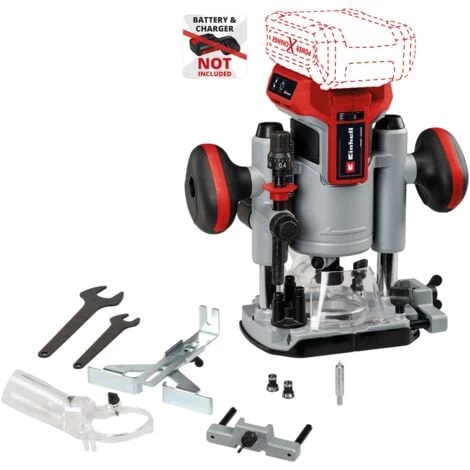 Einhell Professional Défonceuse Sans Fil TP-RO 18 Li BL-Solo Power X-Change (18 V, Li-Ion, Hauteur De Course 35 Mm, Moteur Sans Charbon, Avec Butée Parallèle) Livré Sans Batterie Ni Chargeur 3 Einhell Professional Défonceuse Sans Fil TP-RO 18 Li BL-Solo Power X-Change (18 V, Li-Ion, Hauteur De Course 35 Mm, Moteur Sans Charbon, Avec Butée Parallèle) Livré Sans Batterie Ni Chargeur