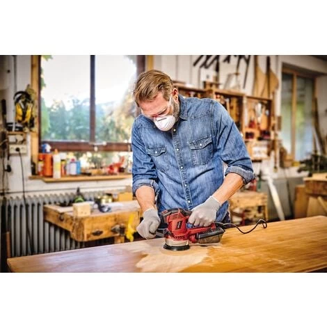 Einhell Ponceuse Excentrique TE-RS 40 E (400 W, Diamètre Du Disque Abrasif:125 Mm, Variateur électronique, Raccord Pour Aspiration Intégré) Livré En Coffret 4 Einhell Ponceuse Excentrique TE-RS 40 E (400 W, Diamètre Du Disque Abrasif:125 Mm, Variateur électronique, Raccord Pour Aspiration Intégré) Livré En Coffret – Image 2