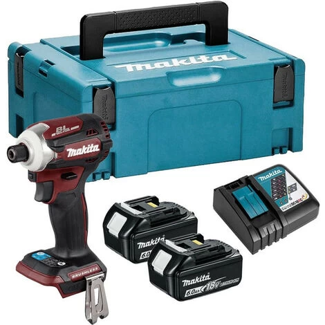 Visseuse à Chocs 18V LXT 180Nm (2x6,0 Ah) édition Limitée Rouge - MAKITA DTD171GJAR