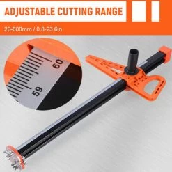 RUIOIU Coupe-plaque De Plâtre Outil De Coupe De Précision Manuel Portable Pour Cloison Sèche Pousser à La Main Avec Double Hnadle Et 4 Roulements Plage De Coupe De 20 à 600 Mm -Outils Électriques 87204586 5
