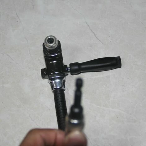 AQIUO Renvoi D'angle Flexible Noir Tige D'extension Pour Tournevis électrique 5 AQIUO Renvoi D'angle Flexible Noir Tige D'extension Pour Tournevis électrique – Image 3