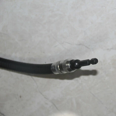 AQIUO Renvoi D'angle Flexible Noir Tige D'extension Pour Tournevis électrique 6 AQIUO Renvoi D'angle Flexible Noir Tige D'extension Pour Tournevis électrique – Image 4