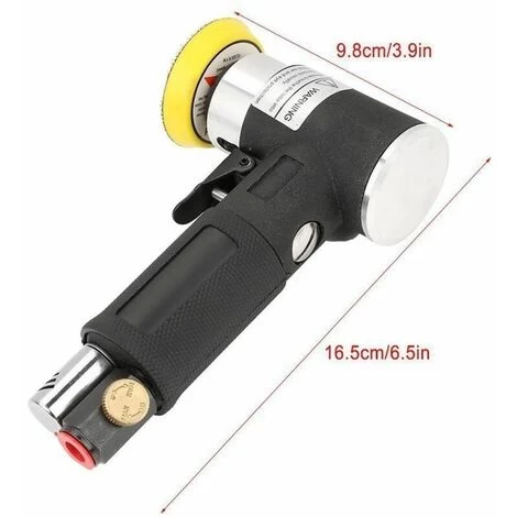 Mini Ponceuse Excentrique à Air Comprimé, Mini Ponceuse Orbitale 25mm/50 Mm/ 75mm Air Sander 1/ 2 / 3 Petit Ponceuse Pneumatique Orbital 6 Mini Ponceuse Excentrique à Air Comprimé, Mini Ponceuse Orbitale 25mm/50 Mm/ 75mm Air Sander 1/ 2 / 3 Petit Ponceuse Pneumatique Orbital – Image 4