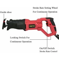 Scie Alternative électrique Filaire Robuste De 710 W Avec 4 Lames -Outils Électriques 88687539 2
